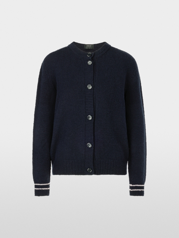 ‘Knitted in Germany’ plain cardigan