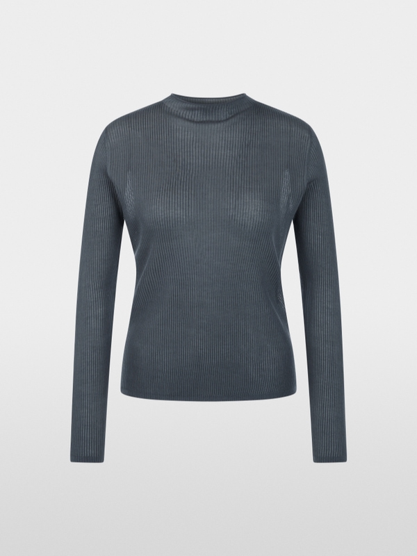 Lightweight ribbed jumper