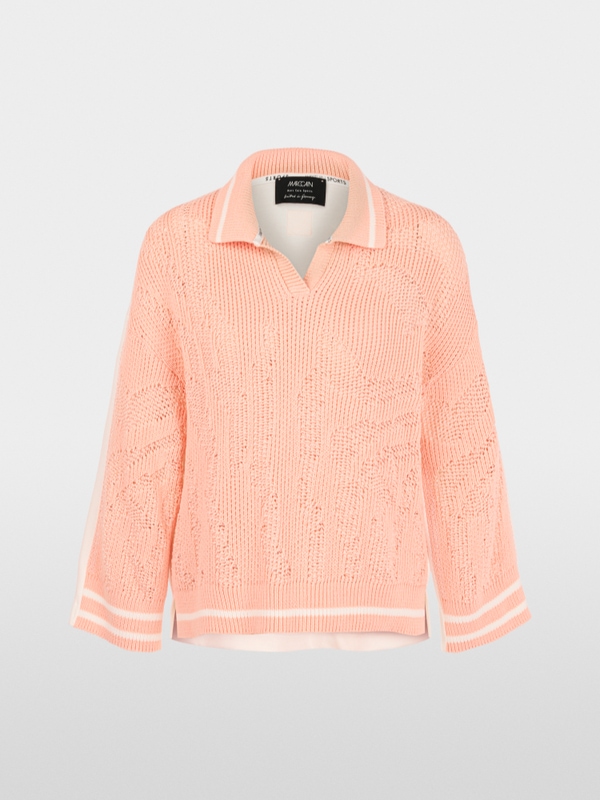 ‘Knitted in Germany’ V-neck jumper