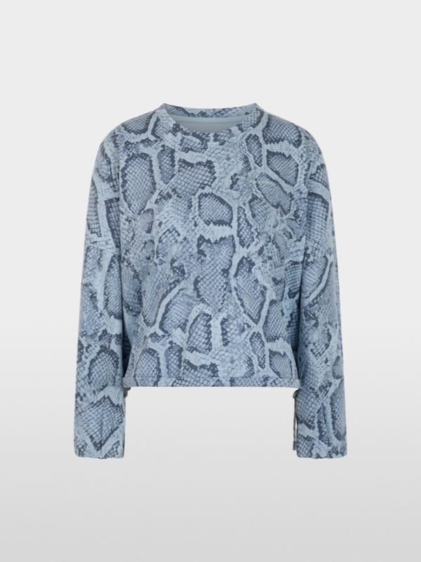 Sweatshirt with animal print