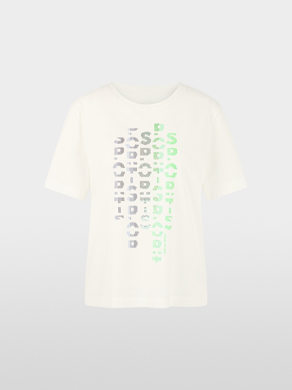 T-shirt en coton imprimé