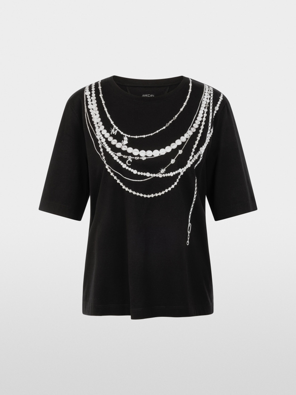 Cotton T-shirt with print
