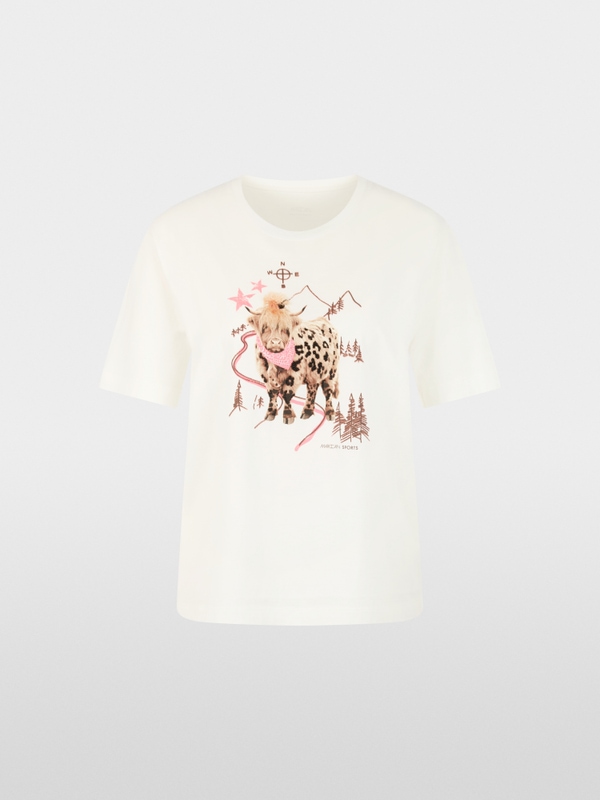 Printed cotton T-shirt