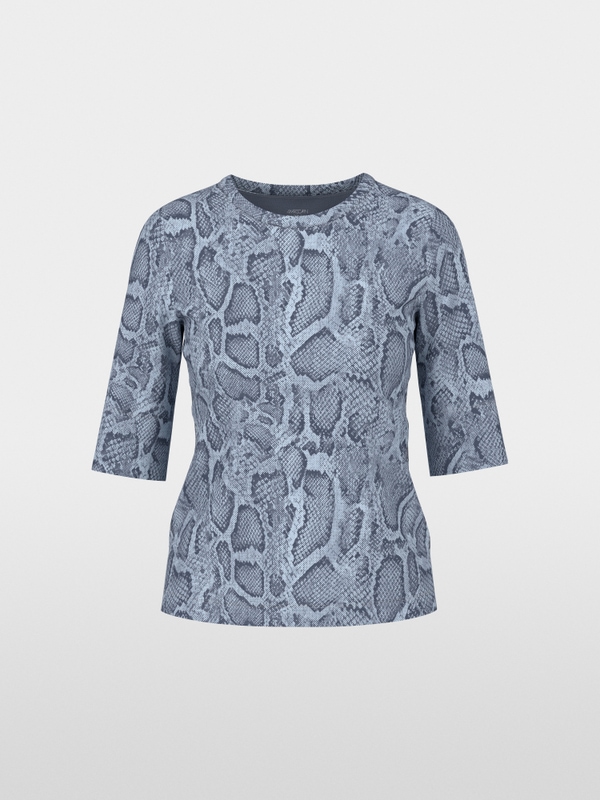 Shirt with animal print