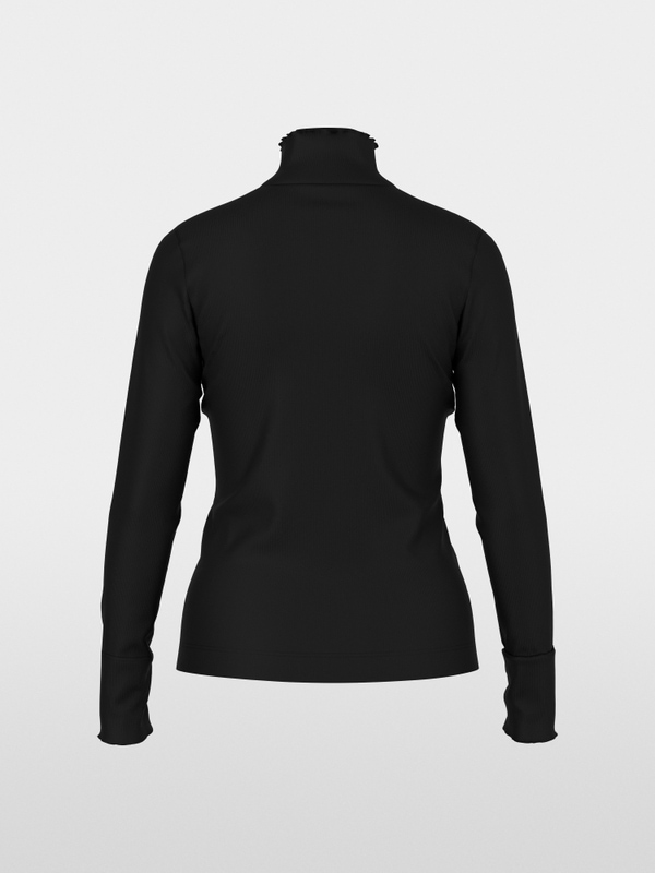 Fitted turtleneck shirt