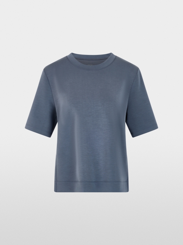 T-shirt with pleated details