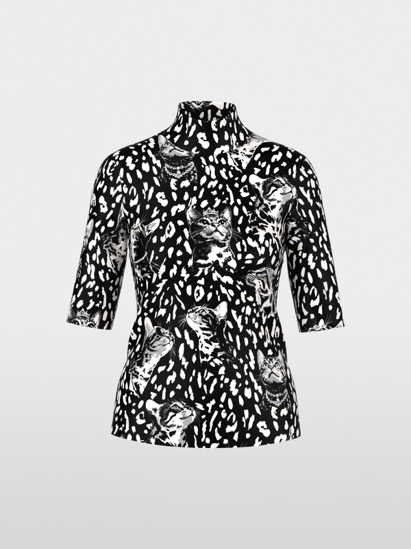 Printed cotton shirt