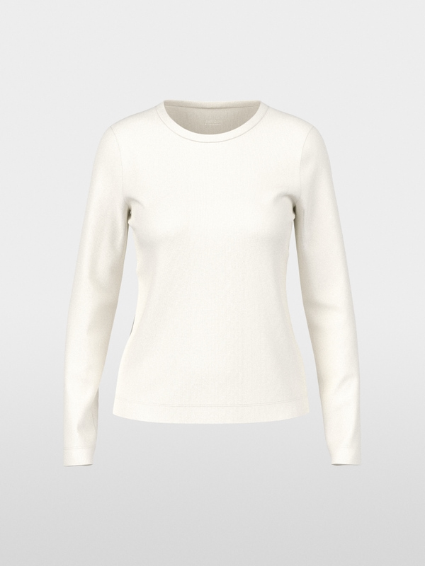 Ribbed knit shirt