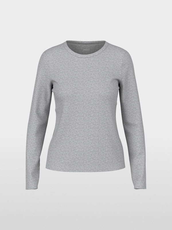 Ribbed knit shirt