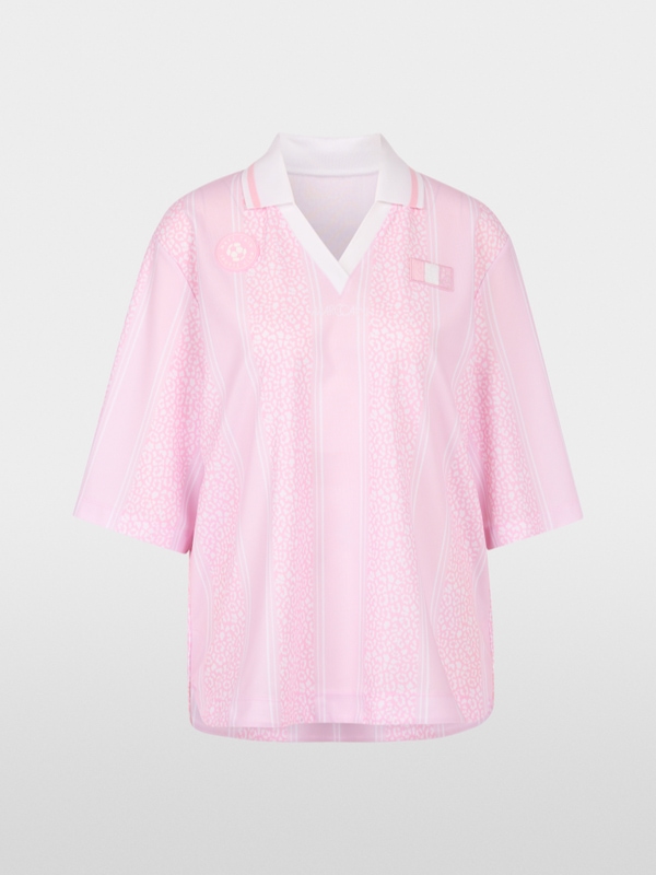 Jersey-style polo shirt