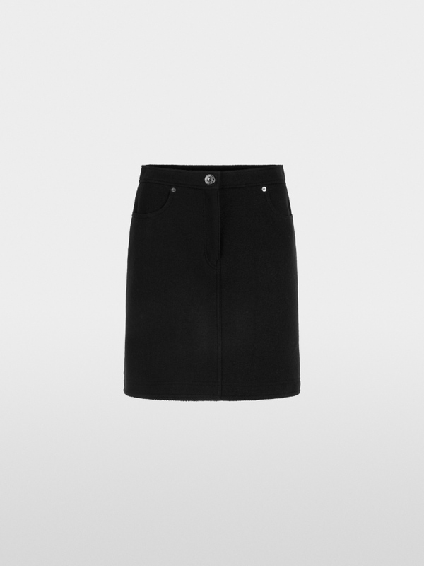 New wool mini skirt