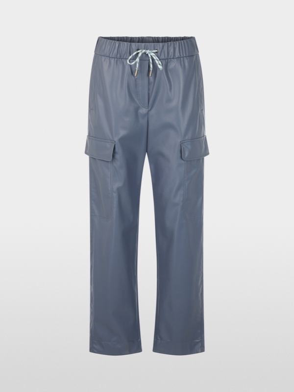 WUXI faux leather trousers