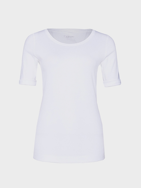 T-shirt en fin jersey côtelé