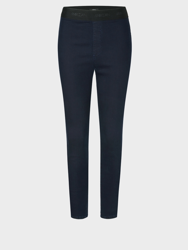Stretch jeans with elasticated waistband