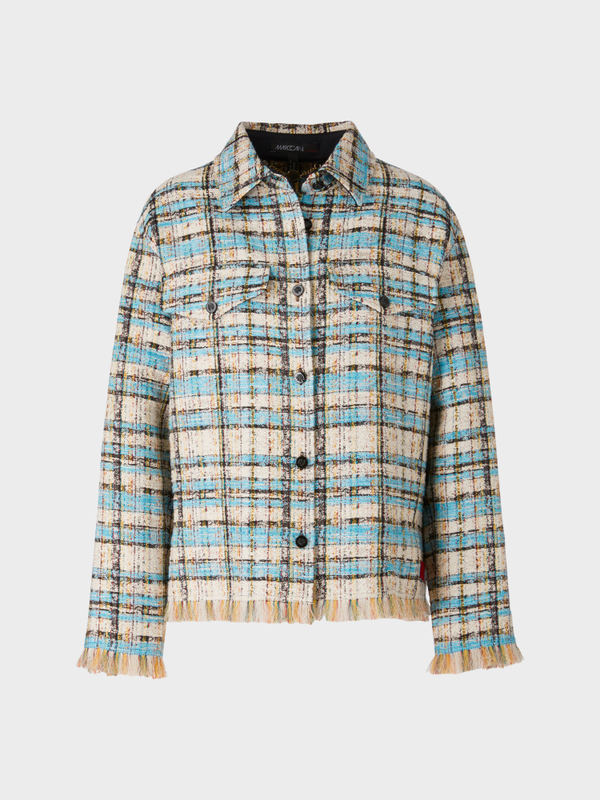 Marc Cain Veste chemise imprim\u00e9 allover style d\u00e9contract\u00e9 Mode Vestes Vestes chemises