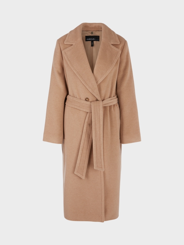 Herren Wintermantel Aus Wolle - Mittellanger Business Mantel Mit Stehkragen