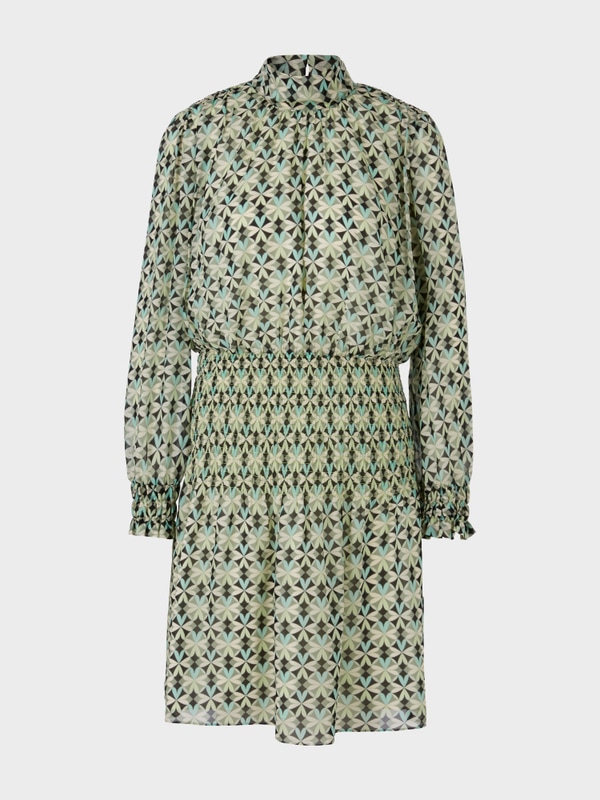 Robe avec empiècements élastiques
