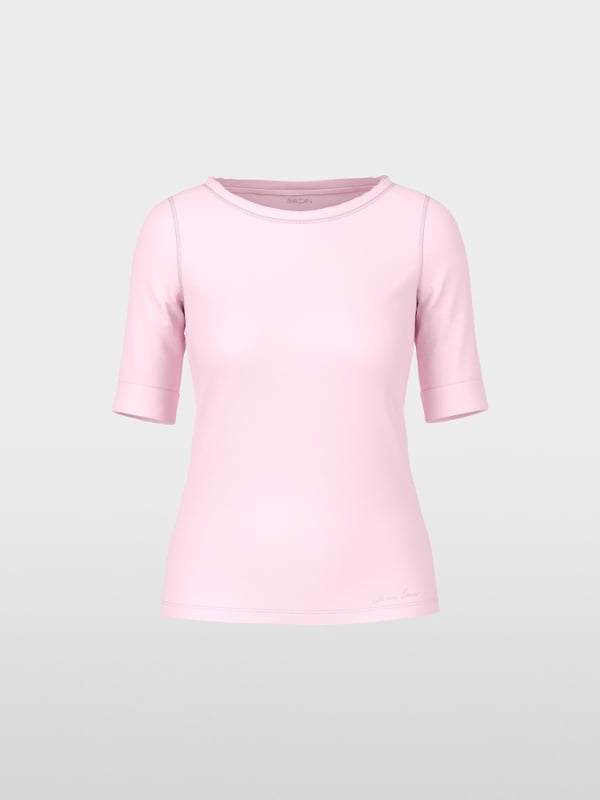 T-Shirt mit Turn-up-Ärmeln