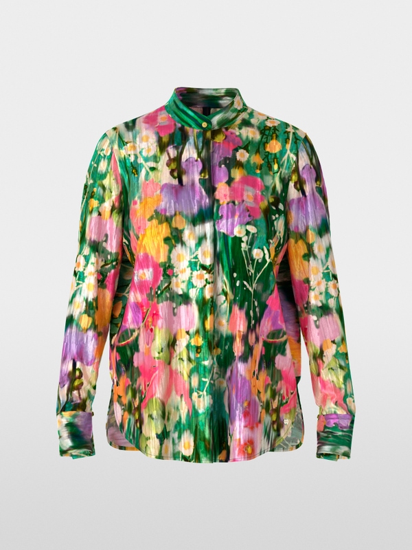 Blouse met bloemenprint