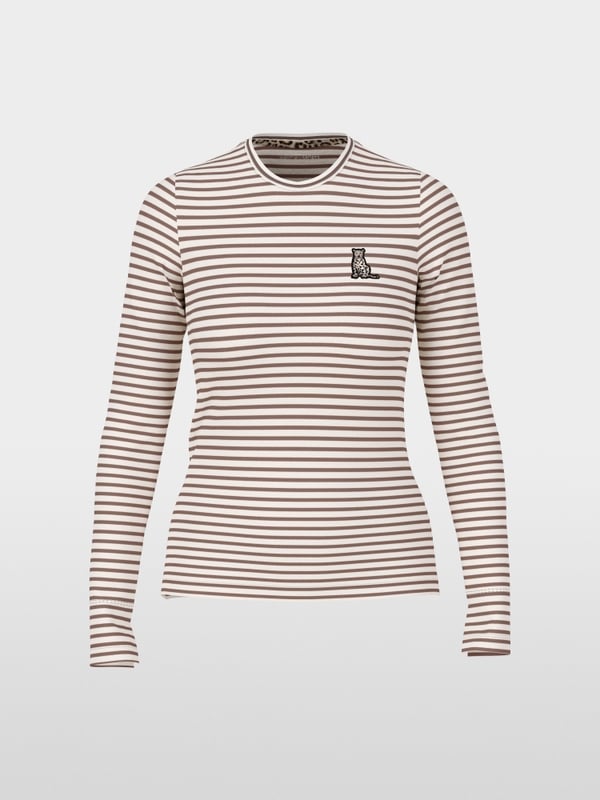 Longsleeve met gestreept patroon