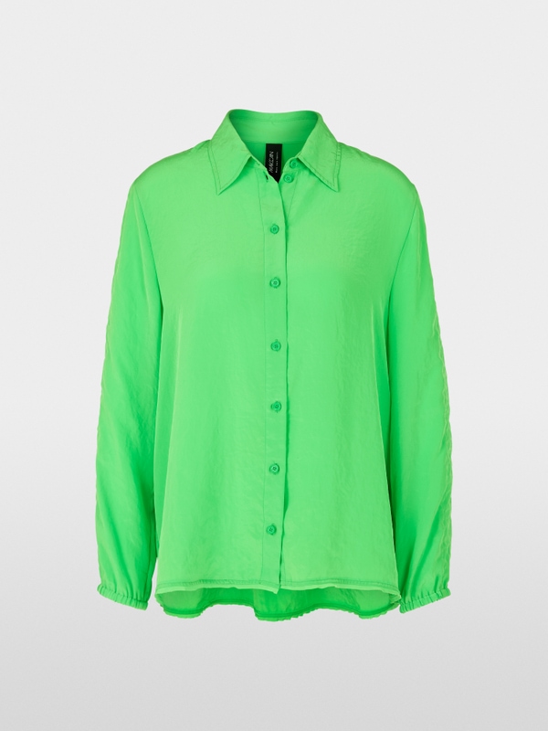 Leichte Hemdbluse in Uni