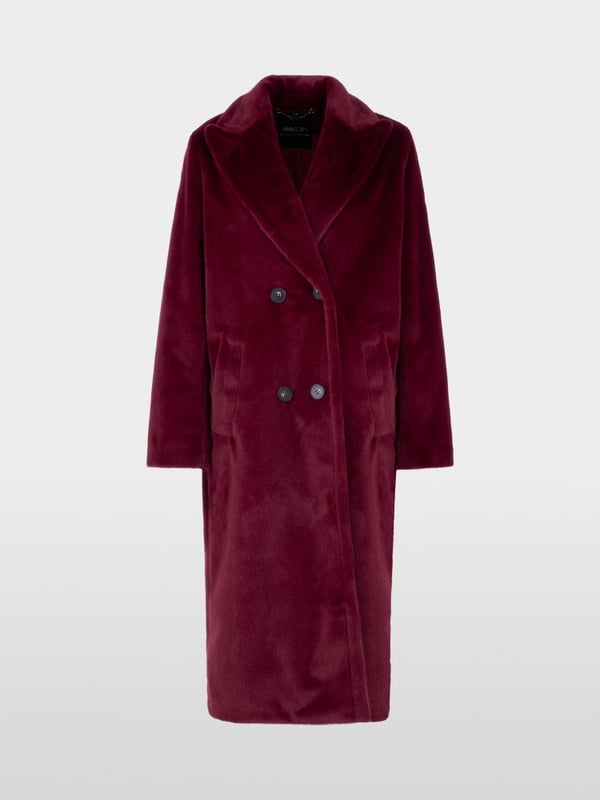 Manteau moelleux à col