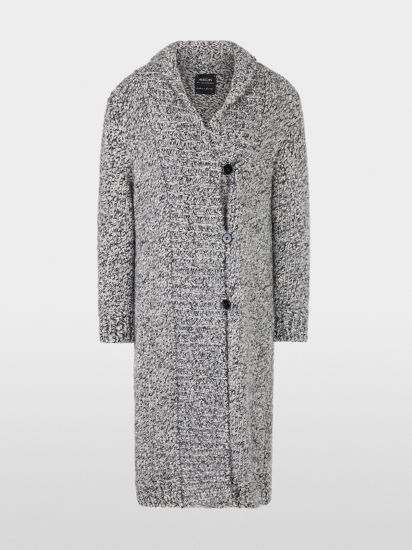 Knitted in Germany wool blend coat