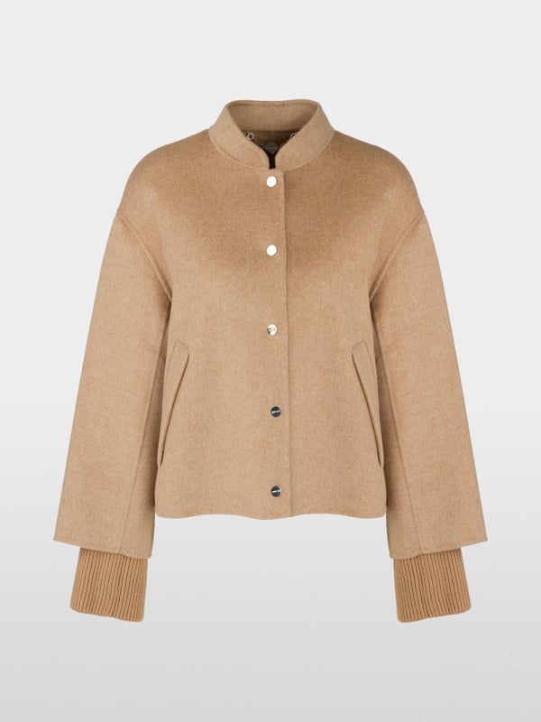 Veste oversize à manches côtelées
