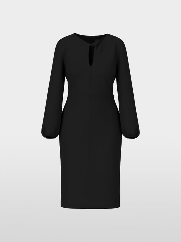 Elegante jurk met overslagdetail