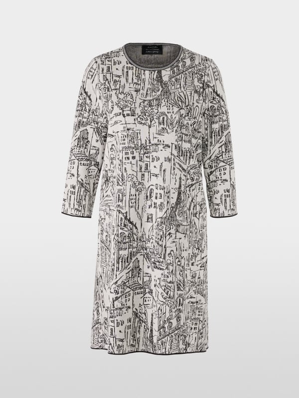 Knitted in Germany dress with motif