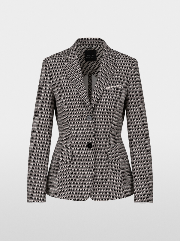 Blazer with tie belt