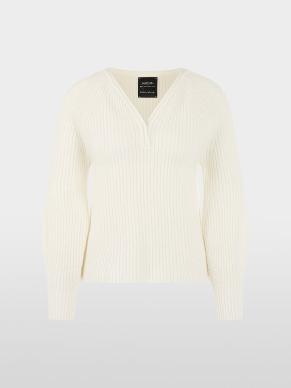 Trui met ribstructuur Knitted in Germany