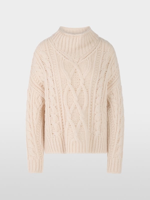 Tricoté en Allemagne Pull à motif torsadé