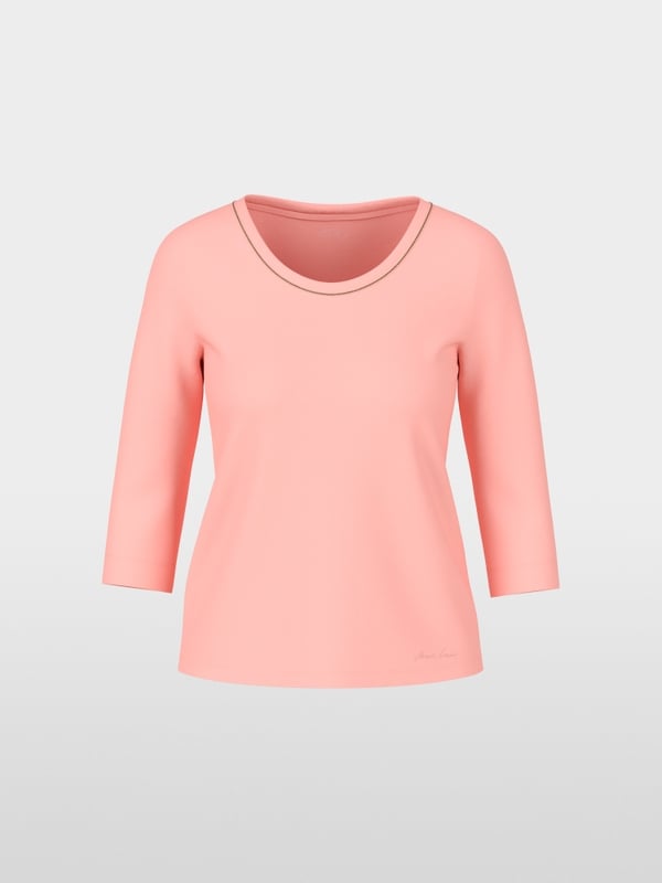 T-shirt met kettingversiering