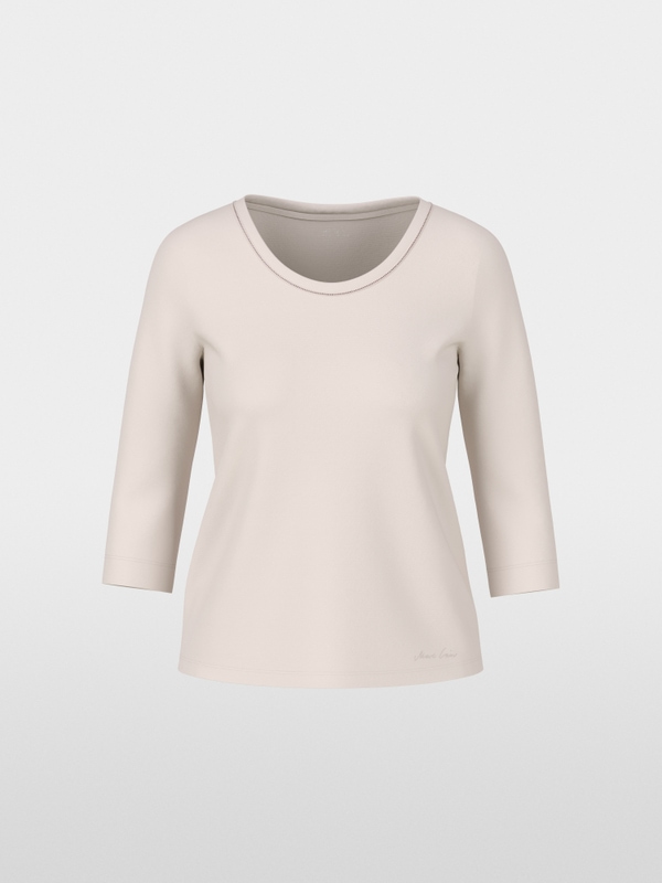 T-shirt met kettingversiering
