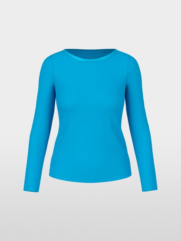 Longsleeve met zijden bies
