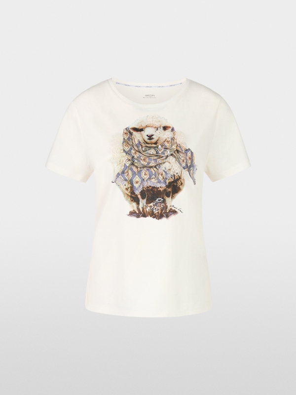 T-shirt met 3D-applicatie