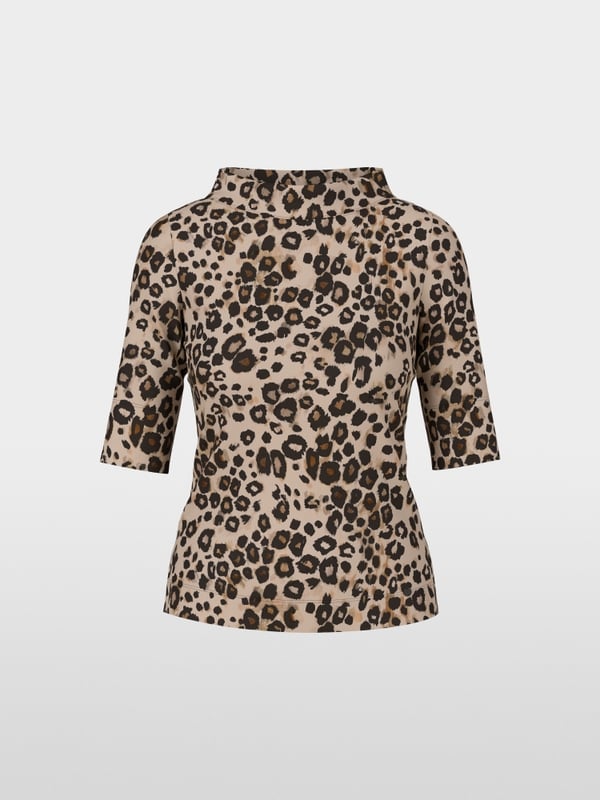 T-shirt tendance avec imprimé léopard