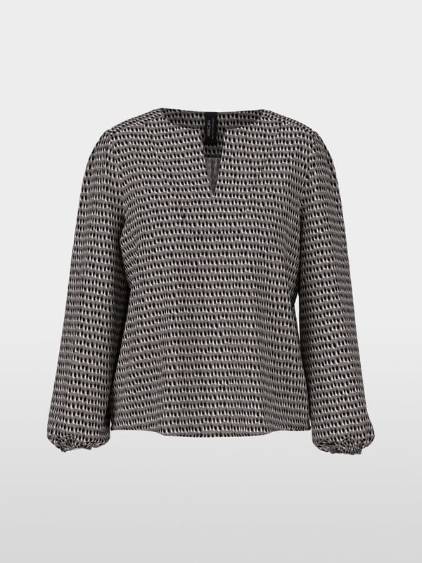 Blouse van viscose met sprinklesprint