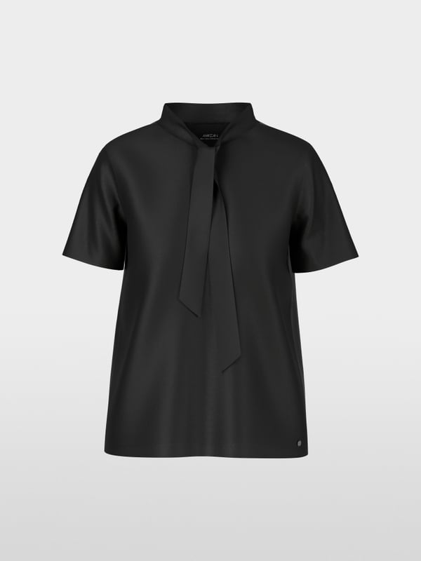 Blouse-chemise à col lavallière