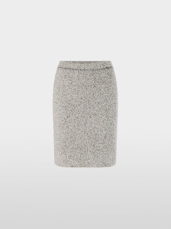 Knitted in Germany bouclé skirt