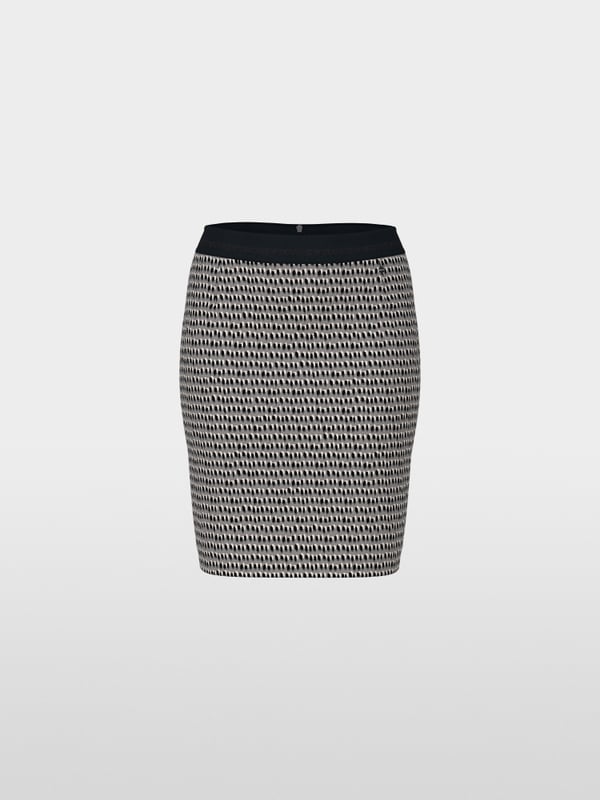Scuba-Rock mit Sprinkles-Print