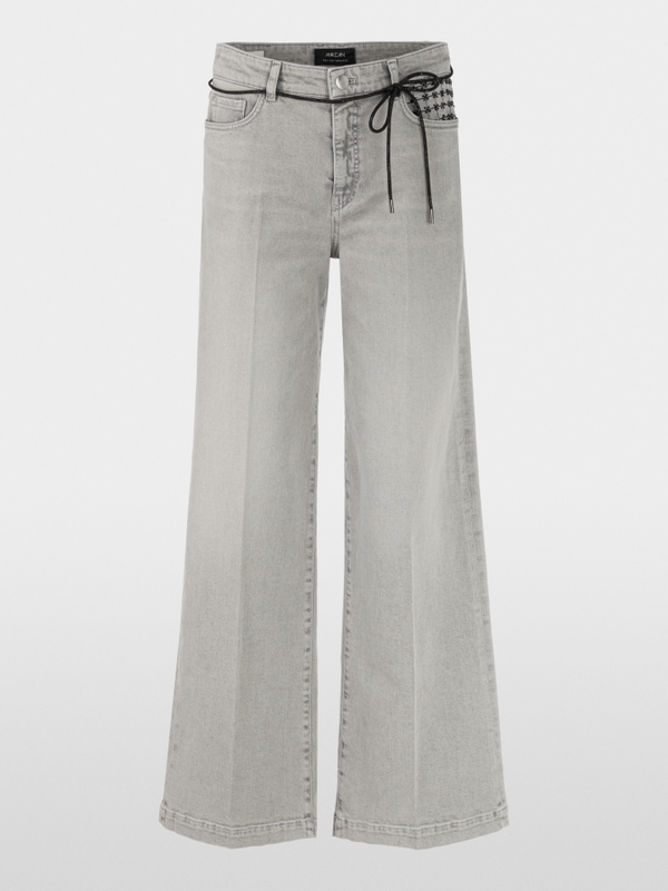 Jeans WARRI coupe large avec broderie