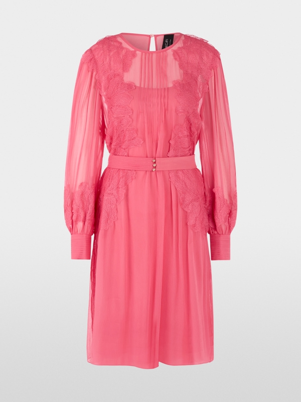 Transparentes Kleid mit Spitze