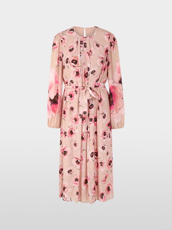 Midi-jurk met bloemenprint