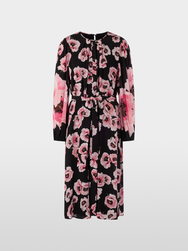Midi-jurk met bloemenprint