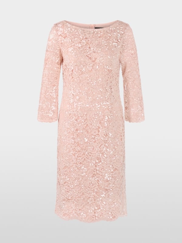 Schimmerndes Spitzenkleid