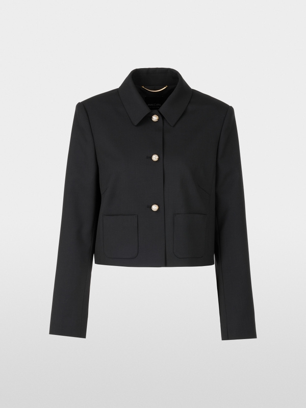 Elegante Jacke mit Perlen-Knöpfe