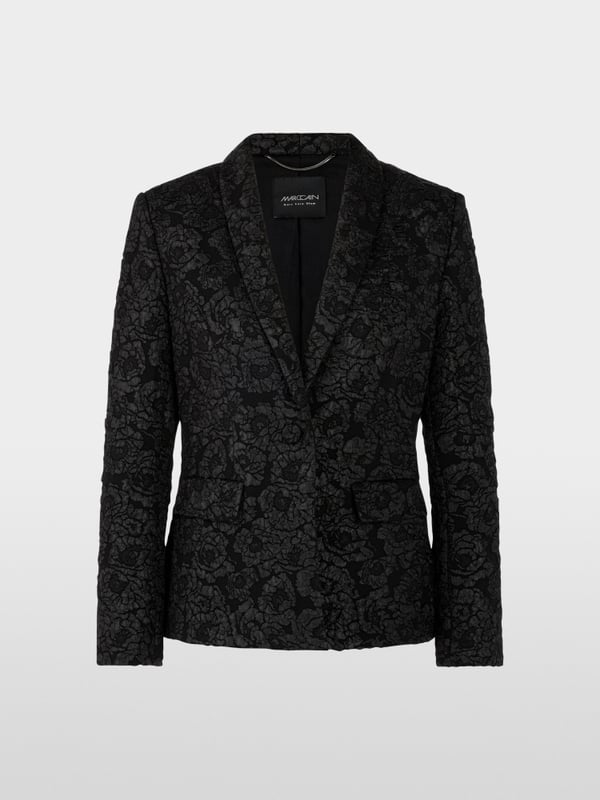Blazer met bloemenmotief