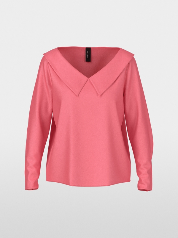 Elegante zijden blouse